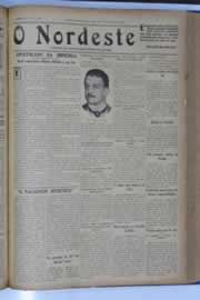 Página do jornal O Nordeste de abril de 1933