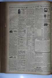 Página do jornal O Nordeste de abril de 1933