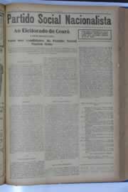 Página do jornal O Nordeste de abril de 1933