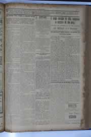 Página do jornal O Nordeste de maio de 1933