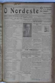 Página do jornal O Nordeste de maio de 1933