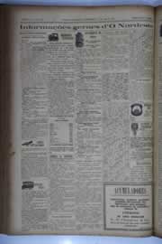 Página do jornal O Nordeste de maio de 1933