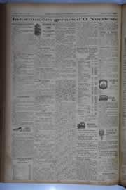 Página do jornal O Nordeste de junho de 1933