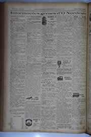 Página do jornal O Nordeste de junho de 1933