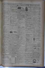 Página do jornal O Nordeste de junho de 1933