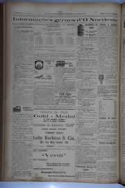 Página do jornal O Nordeste de junho de 1933