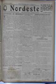 Página do jornal O Nordeste de junho de 1933