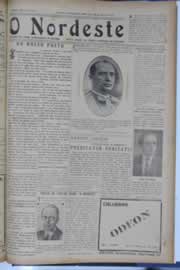 Página do jornal O Nordeste de junho de 1933