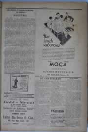 Página do jornal O Nordeste de julho de 1933