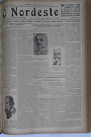 Página do jornal O Nordeste de julho de 1933