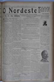 Página do jornal O Nordeste de julho de 1933