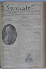 Página do jornal O Nordeste de julho de 1933