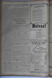 Página do jornal O Nordeste de agosto de 1933
