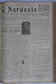 Página do jornal O Nordeste de agosto de 1933