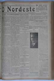 Página do jornal O Nordeste de agosto de 1933