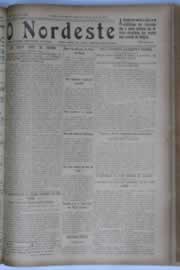 Página do jornal O Nordeste de agosto de 1933