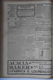 Página do jornal O Nordeste de setembro de 1933