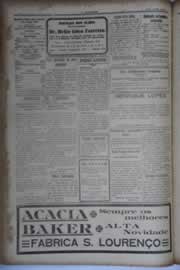 Página do jornal O Nordeste de setembro de 1933