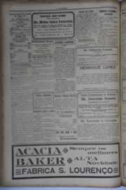 Página do jornal O Nordeste de setembro de 1933