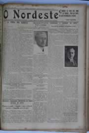 Página do jornal O Nordeste de setembro de 1933
