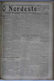 Página do jornal O Nordeste de outubro de 1933