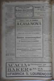 Página do jornal O Nordeste de outubro de 1933