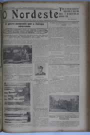 Página do jornal O Nordeste de outubro de 1933
