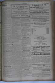 Página do jornal O Nordeste de outubro de 1933