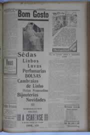 Página do jornal O Nordeste de outubro de 1933