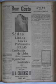 Página do jornal O Nordeste de outubro de 1933