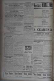 Página do jornal O Nordeste de dezembro de 1933