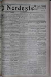 Página do jornal O Nordeste de dezembro de 1933