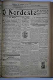 Página do jornal O Nordeste de abril de 1934