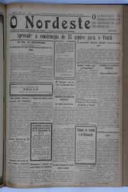 Página do jornal O Nordeste de maio de 1934