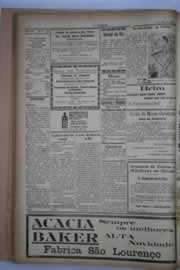 Página do jornal O Nordeste de julho de 1934