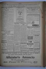 Página do jornal O Nordeste de julho de 1934