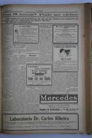Página do jornal O Nordeste de julho de 1934