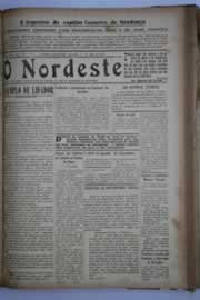 Página do jornal O Nordeste de julho de 1934