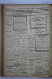 Página do jornal O Nordeste de julho de 1934