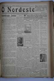 Página do jornal O Nordeste de agosto de 1934