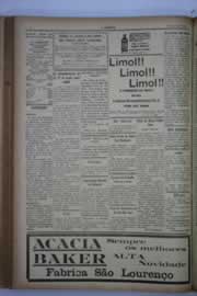 Página do jornal O Nordeste de agosto de 1934