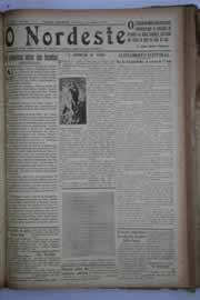 Página do jornal O Nordeste de agosto de 1934