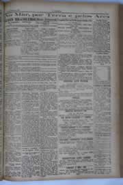 Página do jornal O Nordeste de outubro de 1934