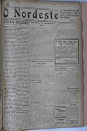 Página do jornal O Nordeste de dezembro de 1934