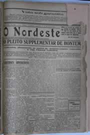 Página do jornal O Nordeste de dezembro de 1934