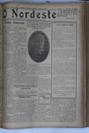 Página do jornal O Nordeste de janeiro de 1935