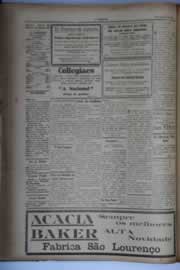 Página do jornal O Nordeste de janeiro de 1935