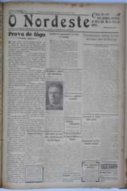 Página do jornal O Nordeste de abril de 1935