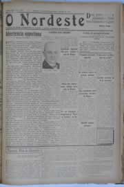 Página do jornal O Nordeste de abril de 1935