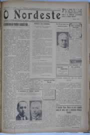 Página do jornal O Nordeste de abril de 1935